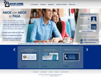 BCbbank.com(Bancaribe Curazao Bank) Screenshot