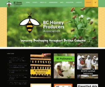 Bcbeekeepers.com(BC Honey Producers' Assoc) Screenshot