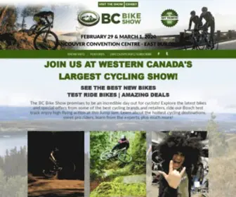 Bcbikeshow.com(BC Bike Show) Screenshot