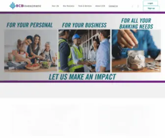 Bcbinvestmentb.com(We are a thriving community bank) Screenshot