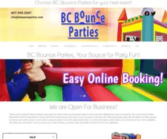 Bcbounceparties.com(BC Bounce Parties) Screenshot