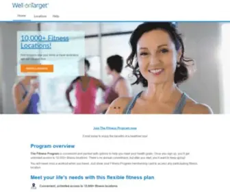 BCbsilforyourhealth.com(Fitness Program) Screenshot