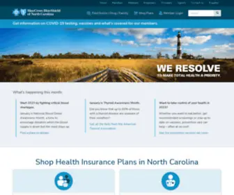 BCBSNC.com(North Carolina Health Insurance Plans) Screenshot