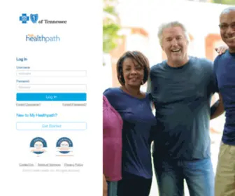 BCBSTMyhealthpath.com(BlueCross BlueShield of Tennessee) Screenshot