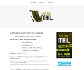 Bcbudmail.biz(Cannabis Coupons) Screenshot