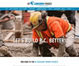 Bcbuildingtrades.org(BC Building Trades) Screenshot