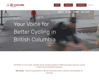 BCCC.bc.ca(BC Cycling Coalition) Screenshot