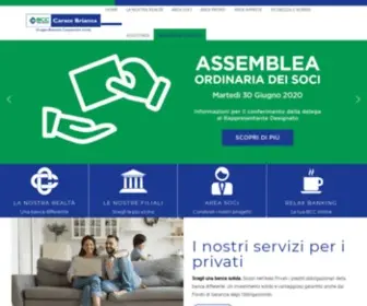 BCccarate.it(Banca di Credito Cooperativo) Screenshot