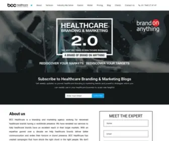 BCchealthcarebranding.com(BCC Healthcare Branding and Marketing agency) Screenshot