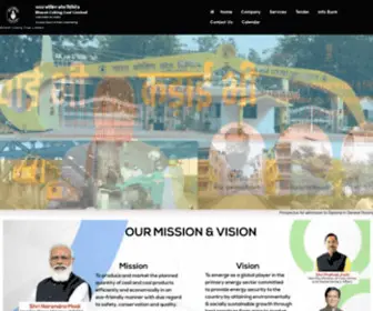 BCClweb.in(Bharat Coking Coal Limited) Screenshot