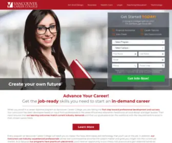 Bccollege.ca(VANCOUVER CAREER COLLEGE) Screenshot