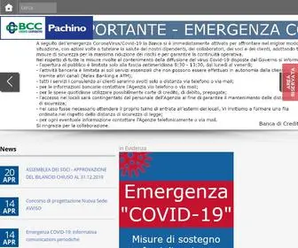 BCcpachino.it(BCC Pachino) Screenshot