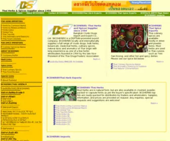 BCDherbs.com(Export) Screenshot