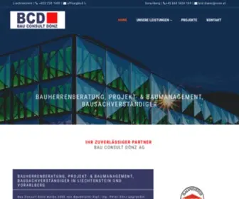 BCD.li(Bauherrenberatung, Bausachverständiger, Projekt) Screenshot