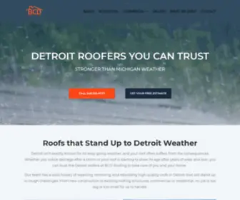 BCDroofing.com(BCD Roofing) Screenshot