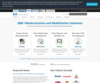 BCDsoftware.com(BCD specializes IBM i (AS/400) modernization and mobilization solutions for IBM i (AS/400)) Screenshot