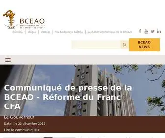 Bceao.int(Banque Centrale des Etats de l’Afrique de l’Ouest) Screenshot