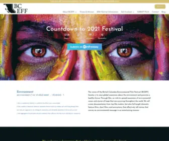 Bceff.org(British Columbia Environmental Film Festival (BCEFF) Screenshot