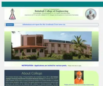 Bce.org.in(The Institution Bahubali College of Engineeing(BCE)) Screenshot