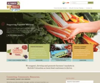 Bcfarmersmarket.org(BCAFM) Screenshot