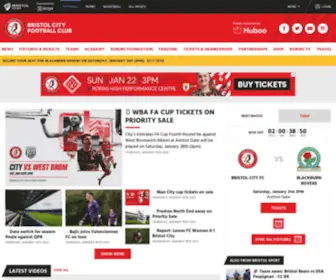BCFC.co.uk(Bristol City FC) Screenshot