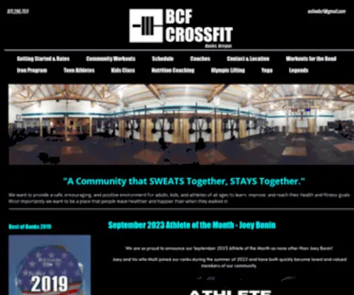 BCFcrossfit.com(BCF) Screenshot