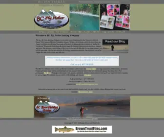 BCFLyfisher.com(British Columbia Fly Fishing guides) Screenshot