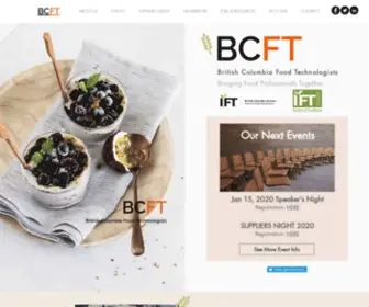 BCFT.ca(British Columbia Food Technologists) Screenshot