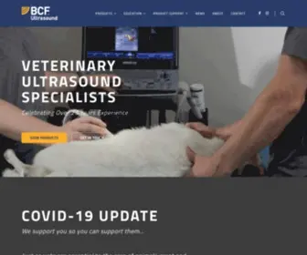 Bcfultrasound.com(Veterinary Ultrasound Specialists) Screenshot