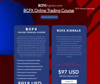 BCFxsignals.com(BCFX Signals) Screenshot