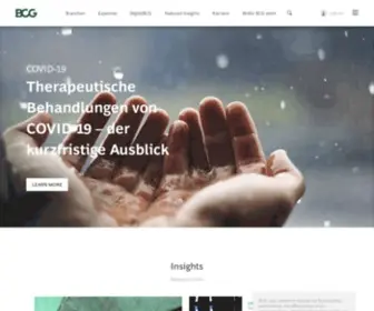 BCG.de(Strategic Management Consulting) Screenshot