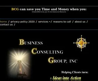 Bcginc-USA.com(Business Consulting Group) Screenshot