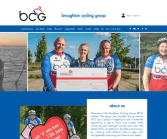 BCGMK.com(Broughton Cycling Group (BCG)) Screenshot