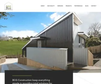 BCGNZ.co.nz(Commercial & Residential Property Construction) Screenshot