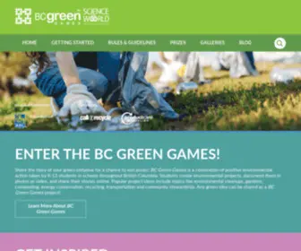 BCgreengames.ca(BC Green Games) Screenshot