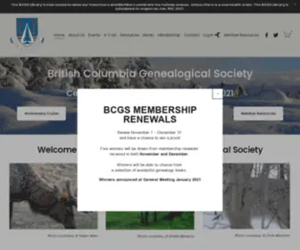 BCGS.ca(BCGS Home) Screenshot