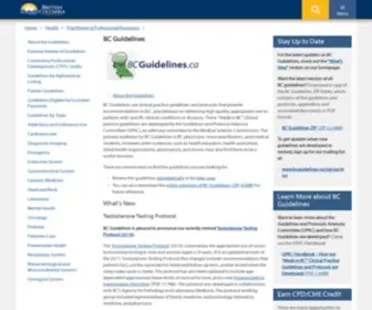 Bcguidelines.ca(BC Guidelines) Screenshot