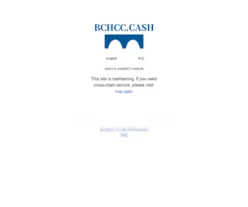 BCHCC.cash(BCHCC cash) Screenshot