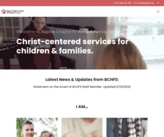 BCHFS.com(Baptist Children's Home and Family Services) Screenshot