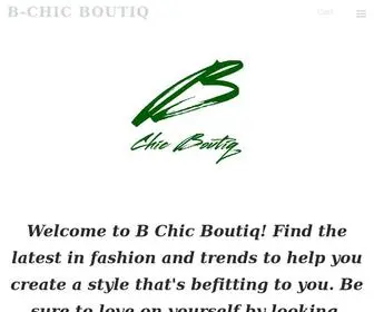 Bchicboutiq.com(B-CHIC BOUTIQ) Screenshot