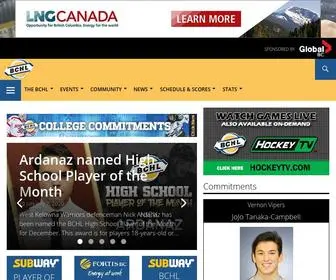 BCHL League Site