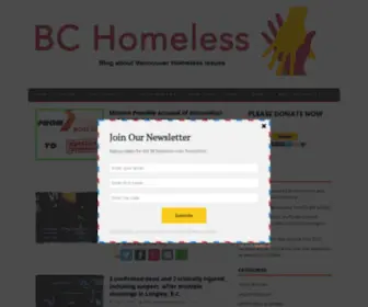 Bchomeless.com(Bchomeless) Screenshot