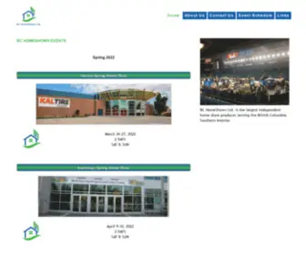 Bchomeshows.com(BC Home Shows) Screenshot