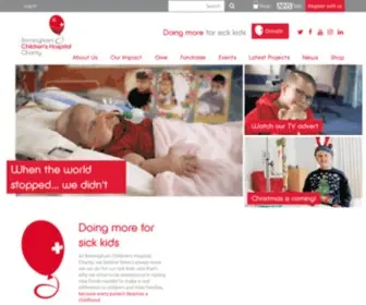BCH.org.uk(Birmingham Children's Hospital Charity) Screenshot
