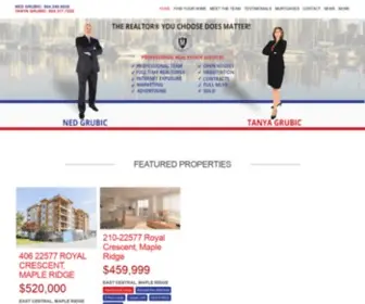 Bchouseforsale.ca(NED & TANYA GRUBIC) Screenshot