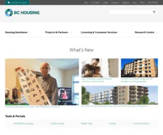 Bchousing.org(BC Housing) Screenshot