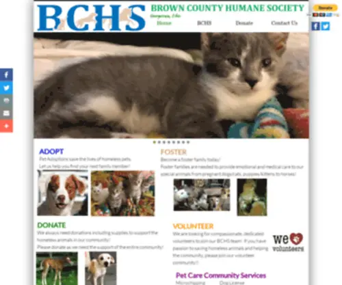 BChsohio.org(BCHS) Screenshot