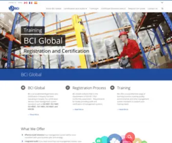 Bcicb.com(BCI Global Registration and Certification Company) Screenshot