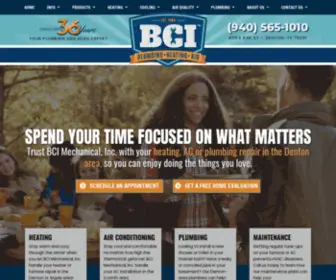 Bcimechanical.com(BCI Mechanical) Screenshot