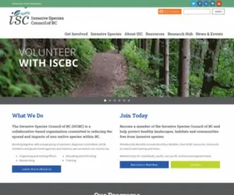 Bcinvasives.ca(Invasive Species Council of British Columbia) Screenshot